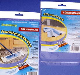 Plug in Pack Spezialbeutel mit verstärktem Saum Bereich Hygiene
